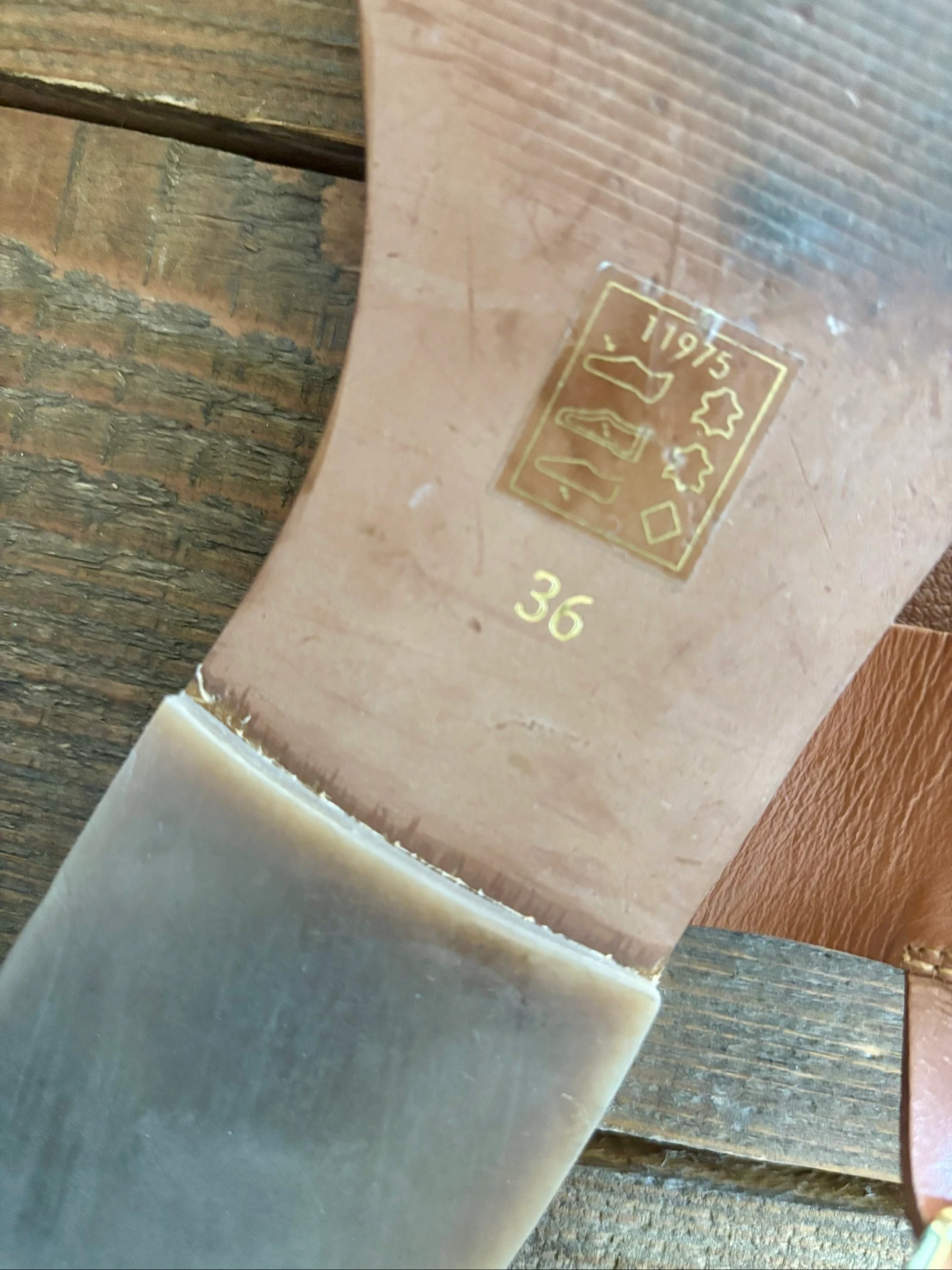 Sandálias Cuir Camel – photo 3